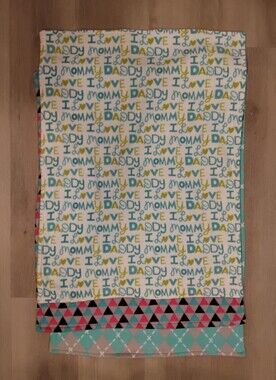Set Of 3 Handmade Fleese Dog Blankets For A Small Dog - Approx. 34" X 26" +/-